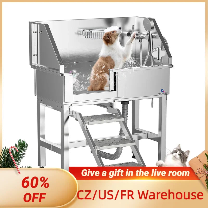 34" Dog Bathing Station