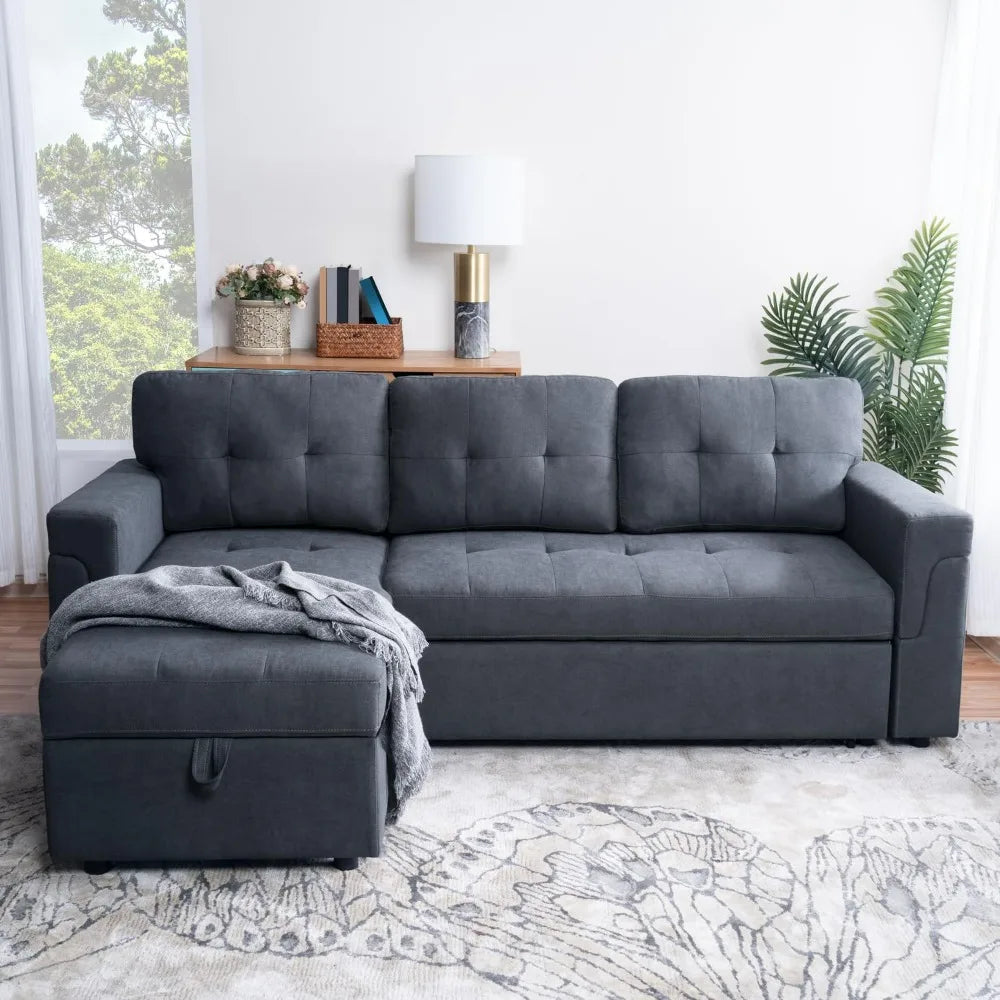 Reversible Sleeper Sectional Sofa
