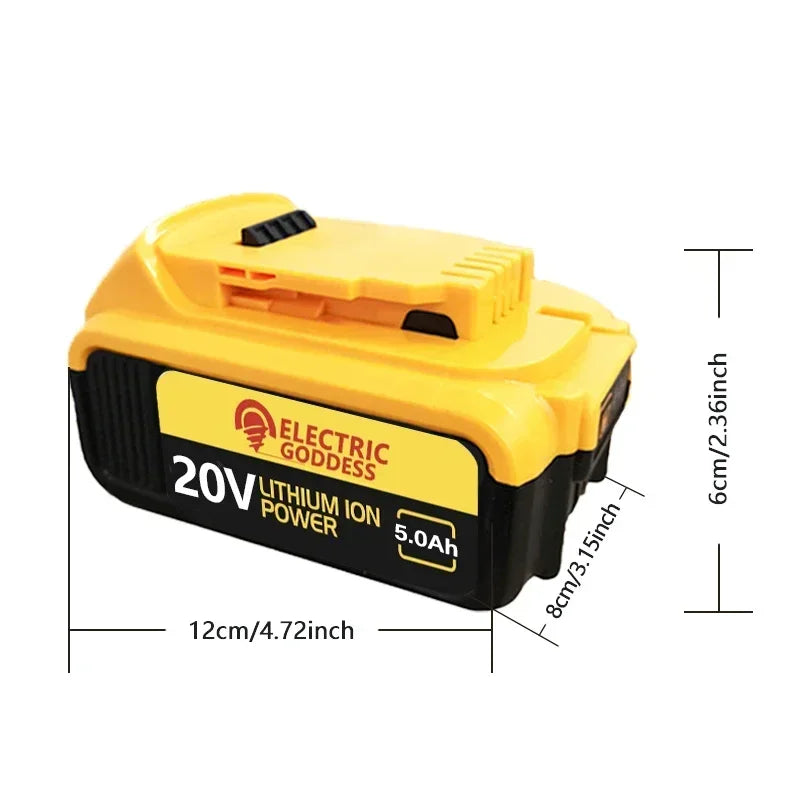 20V Lithium Ion Battery for Dewalt