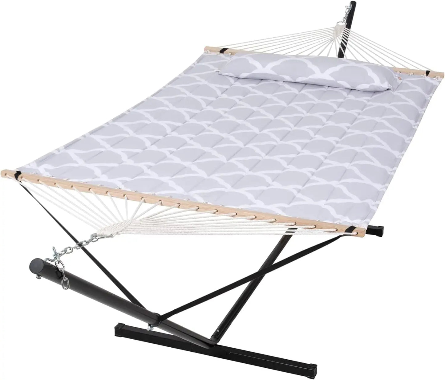 55 Inch Extra Large Double Hammock with Stand