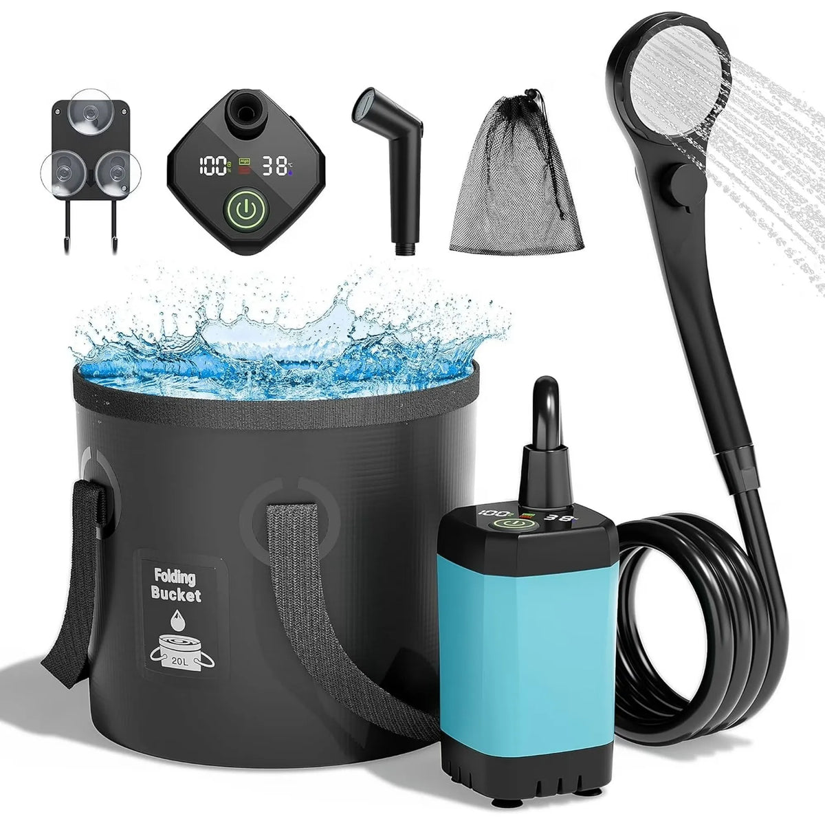 Portable Camping Shower, 5 Gallon
