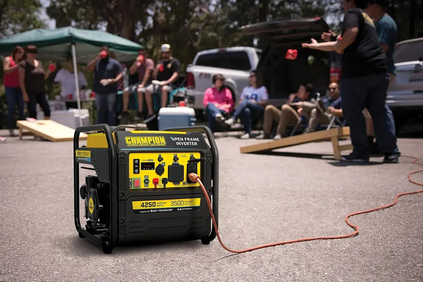4250-Watt RV Ready Portable Open Frame Inverter Generator