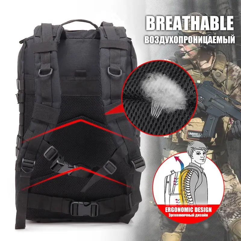 45L Tactical Backpack