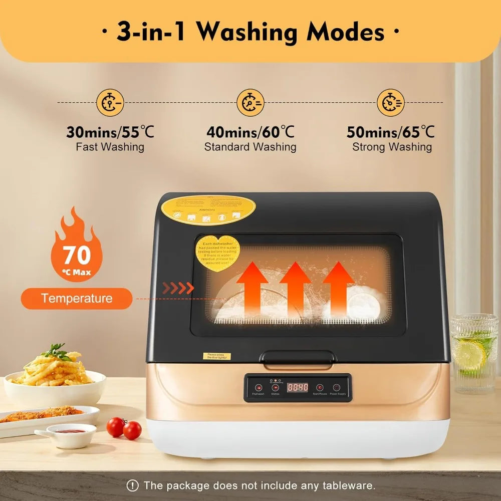 Non-Installation Countertop Dishwasher