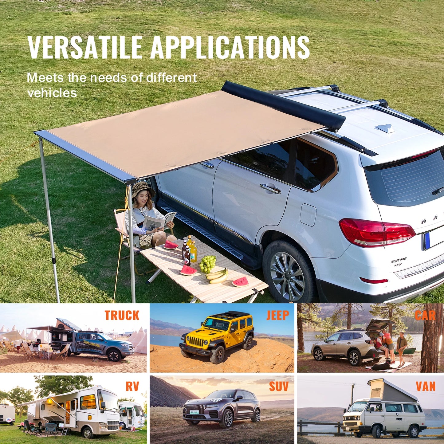 Retractable Car Side Awning