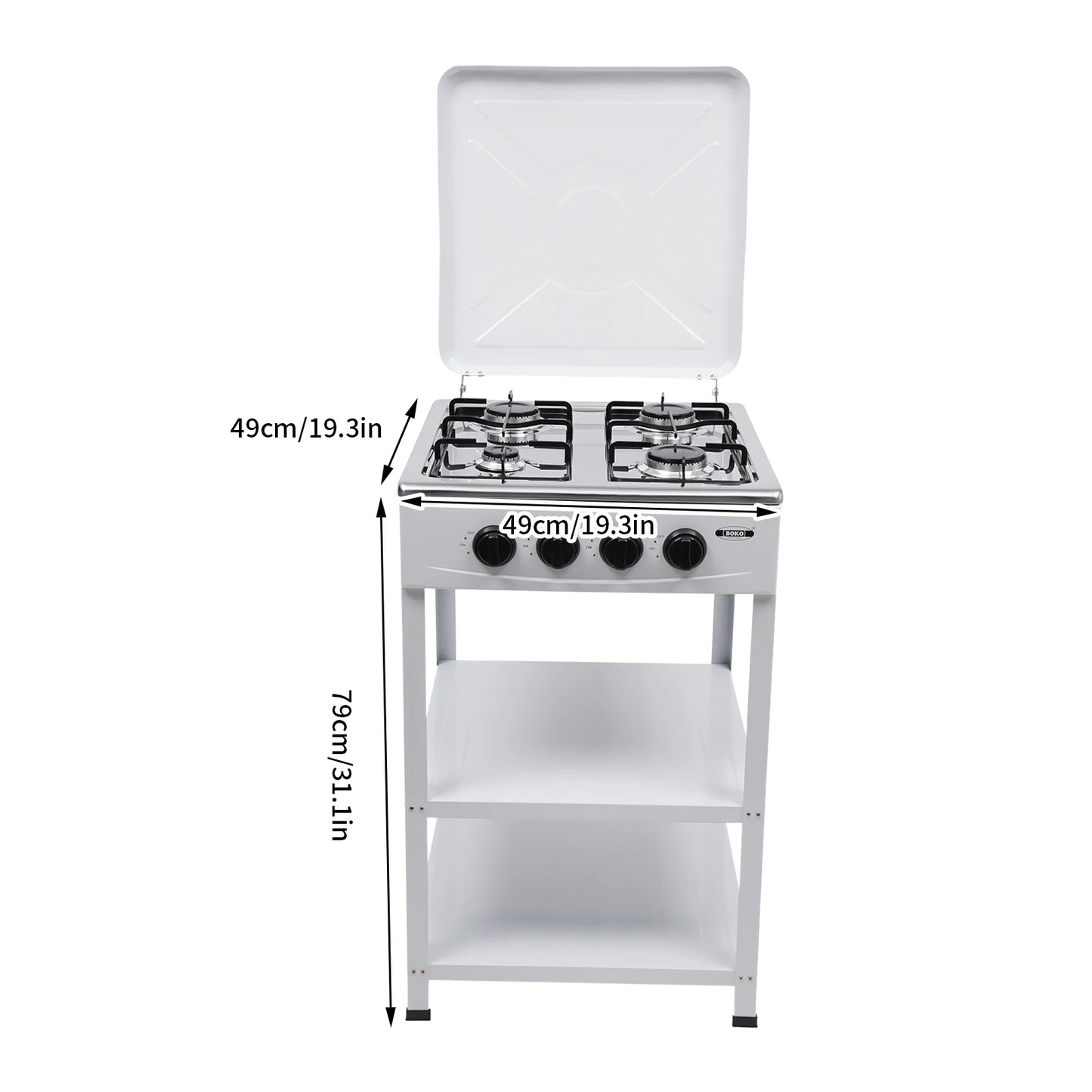 Camping Gas Stove with 4 Burners