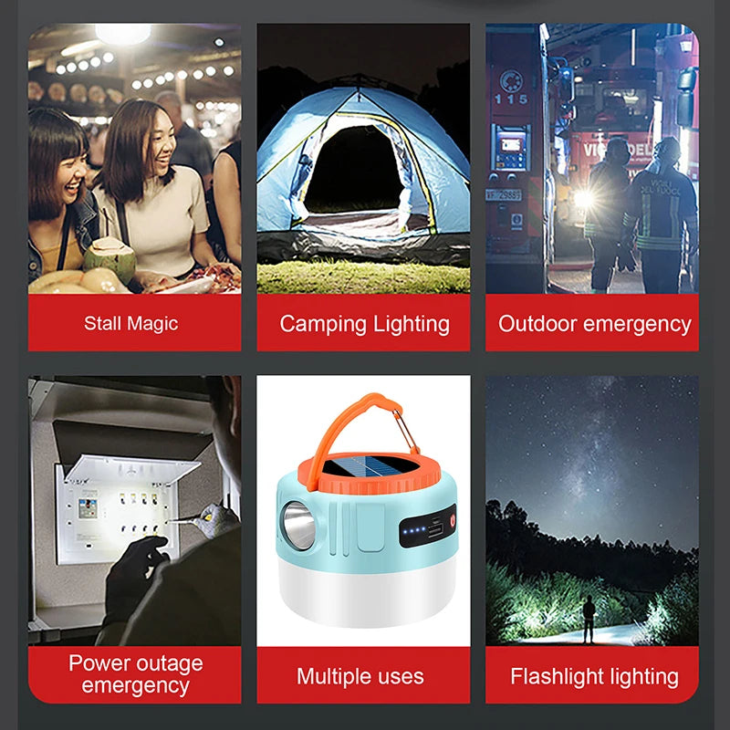 Powerful Solar LED Camping Lamp
