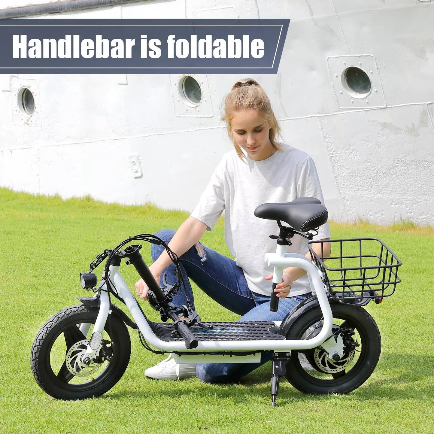 Electric Scooter 500W Motor with Seat