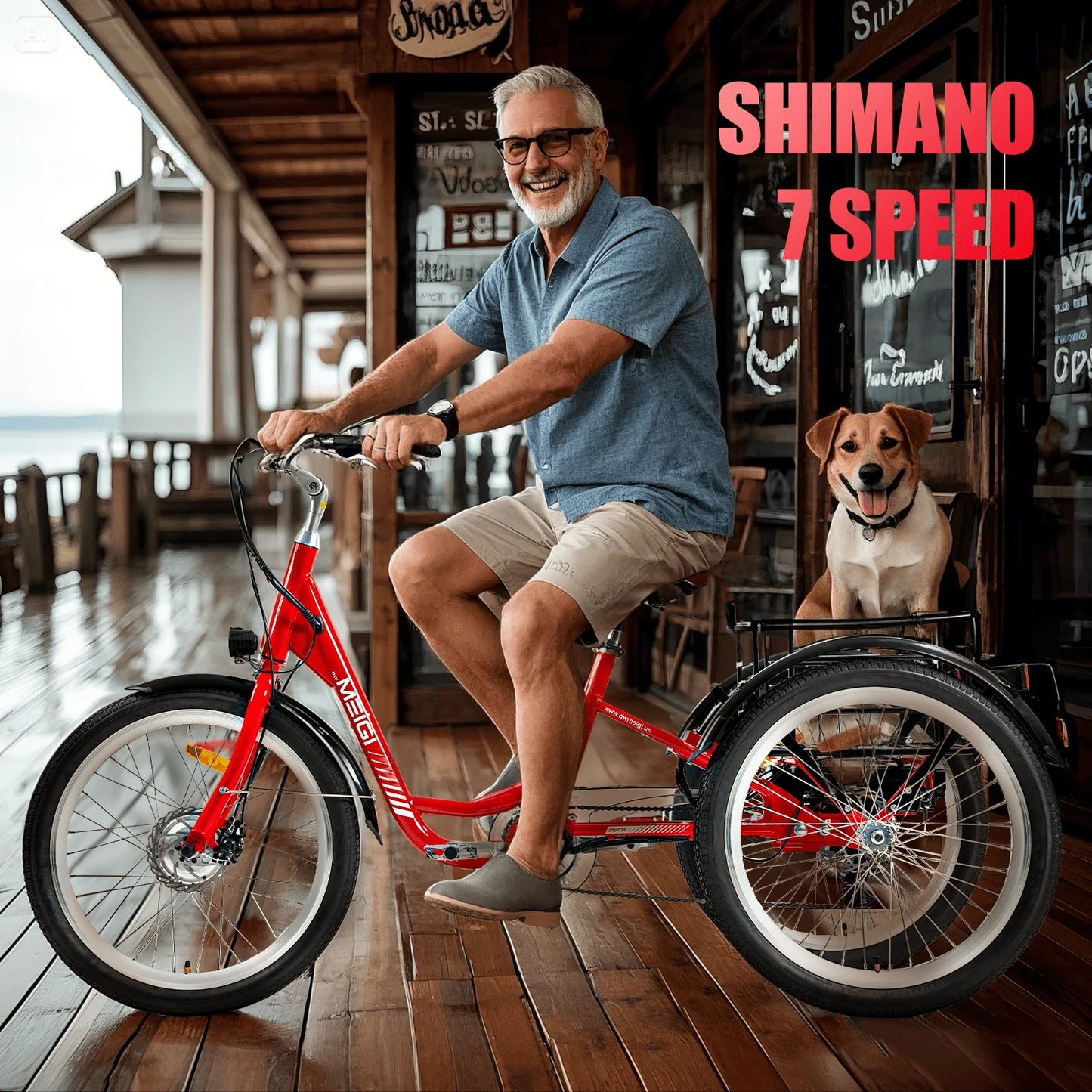 Electric Cargo Tricycle for Adult