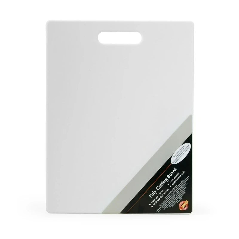 11-inch x 14-inch Poly Kitchen Cutting Board White