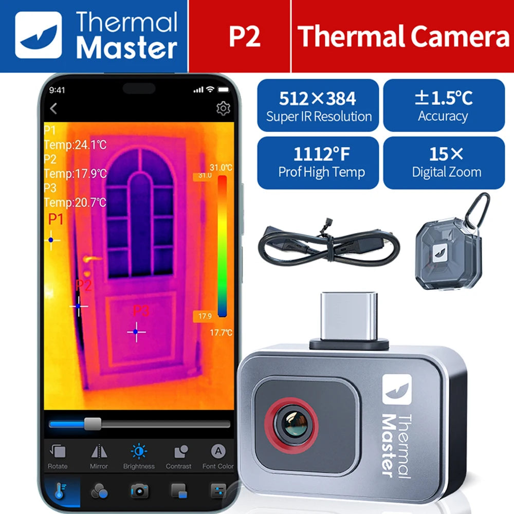 Infrared Thermal Imaging Camera for android Phone