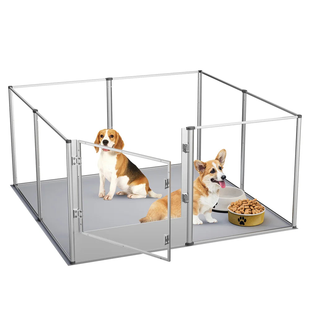 Dog Playpen Acrylic Enclosure