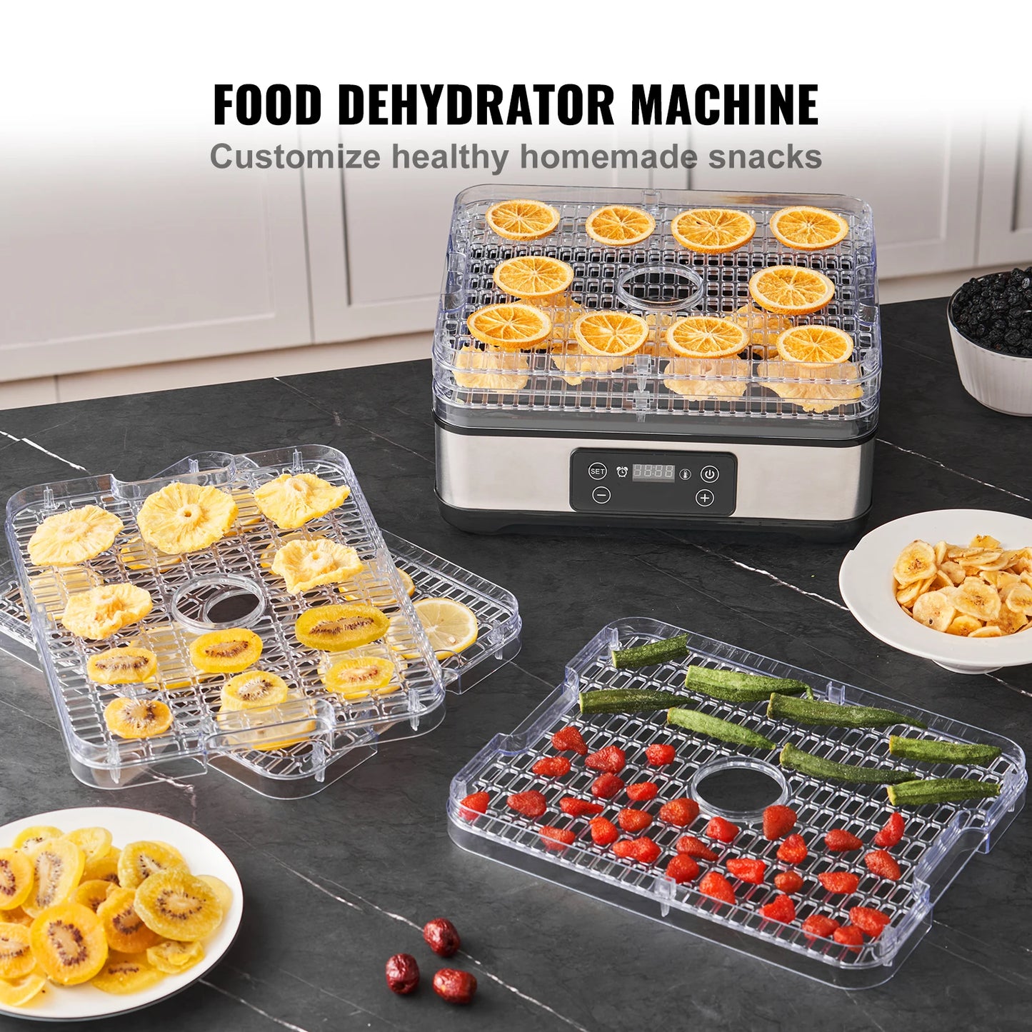 5 Tray Food Dehydrator Machine