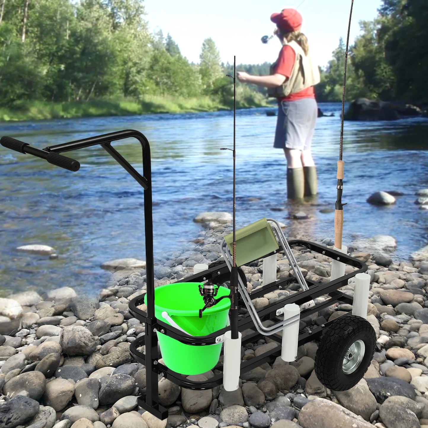 Beach Fishing Cart
