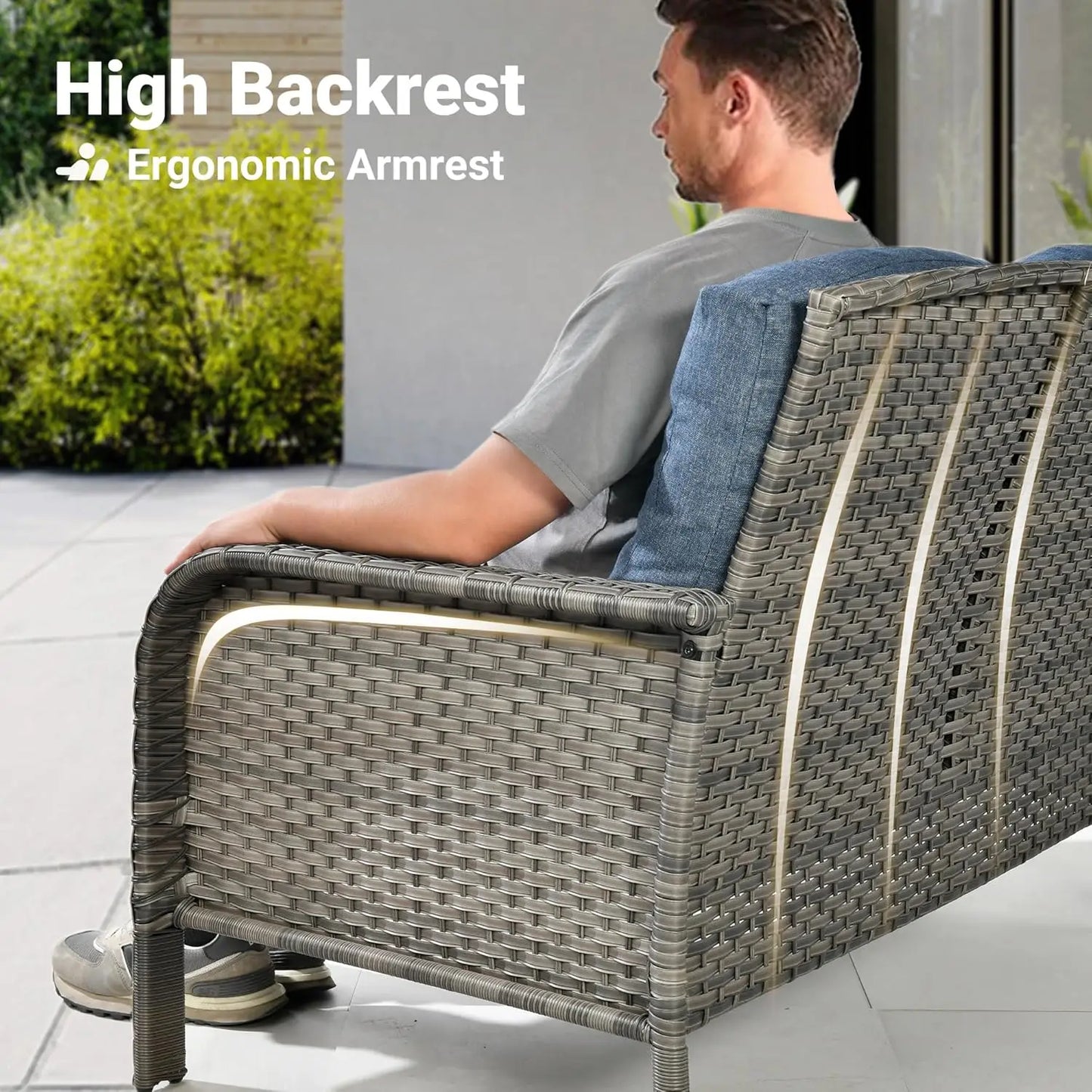Patio Furniture Set with 30" Fire Pit