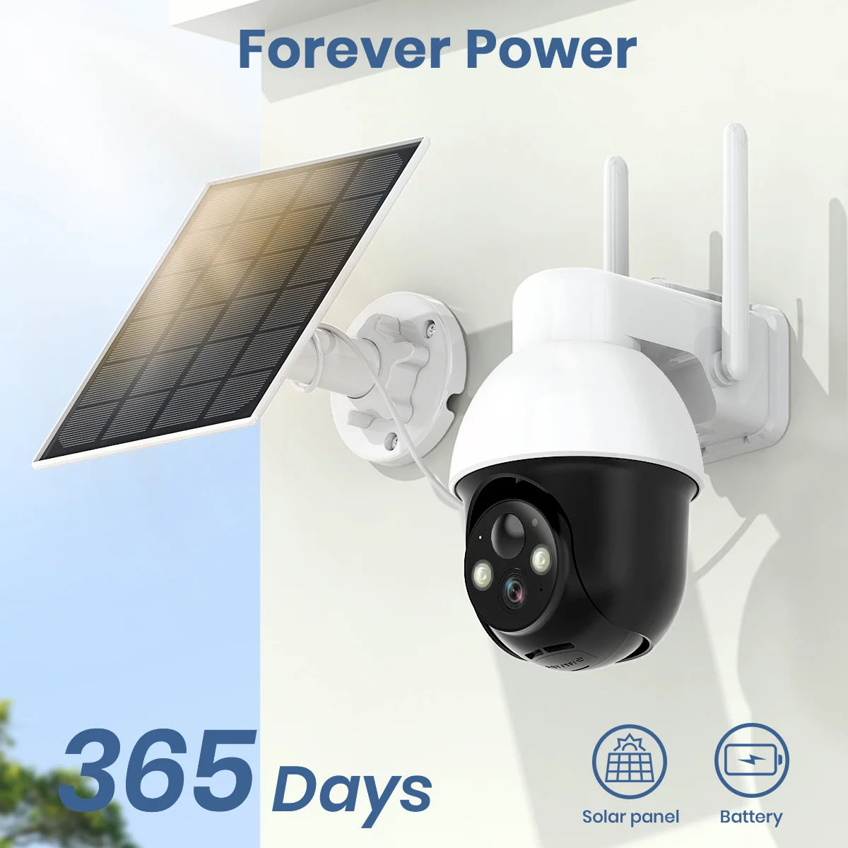 3MP Solar Security Camera