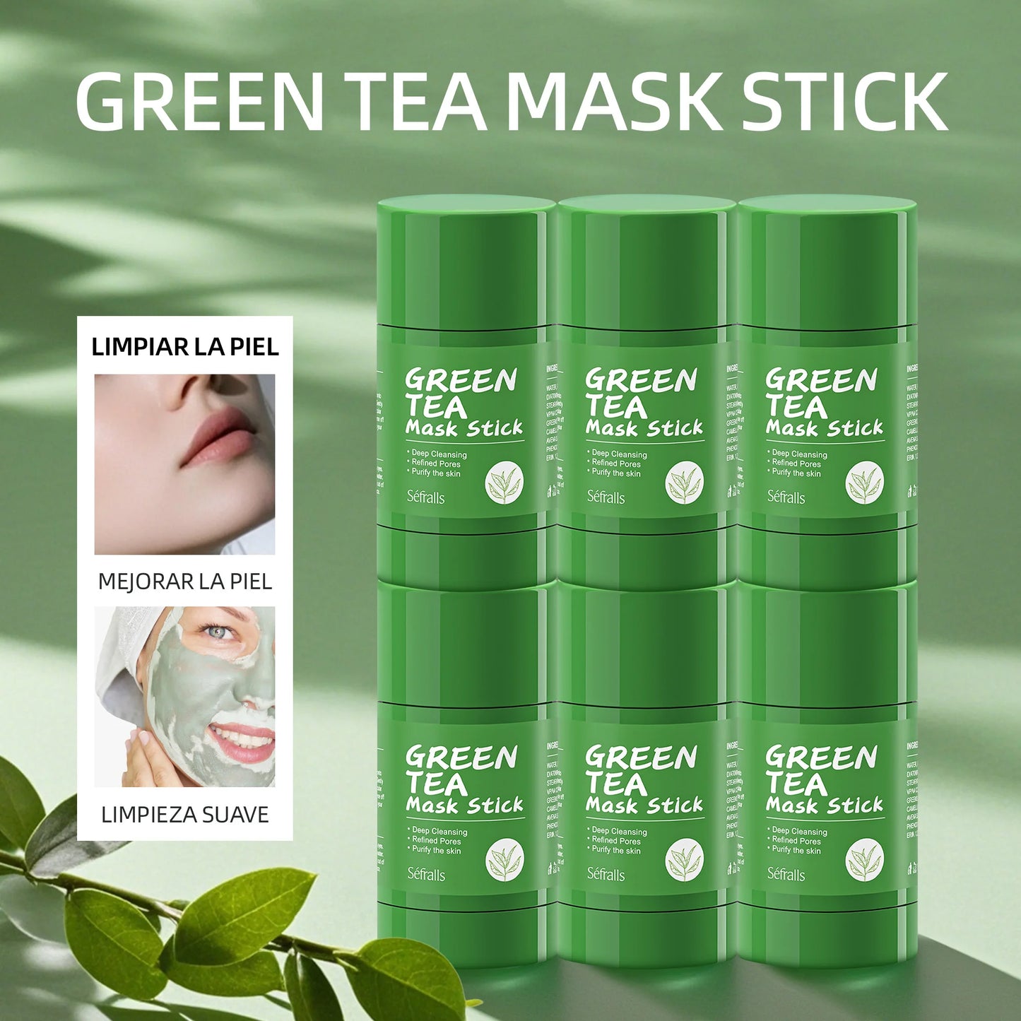 Green Tea Mud Mask Stick