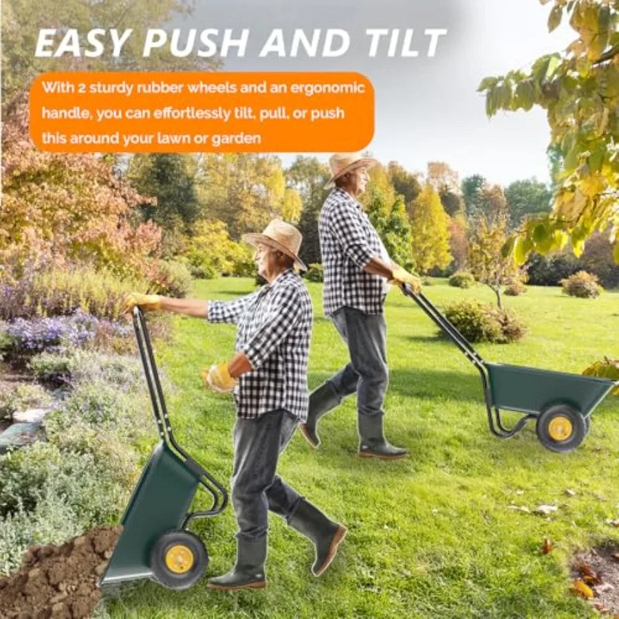 2 Wheel Wheelbarrow 330lbs capacity