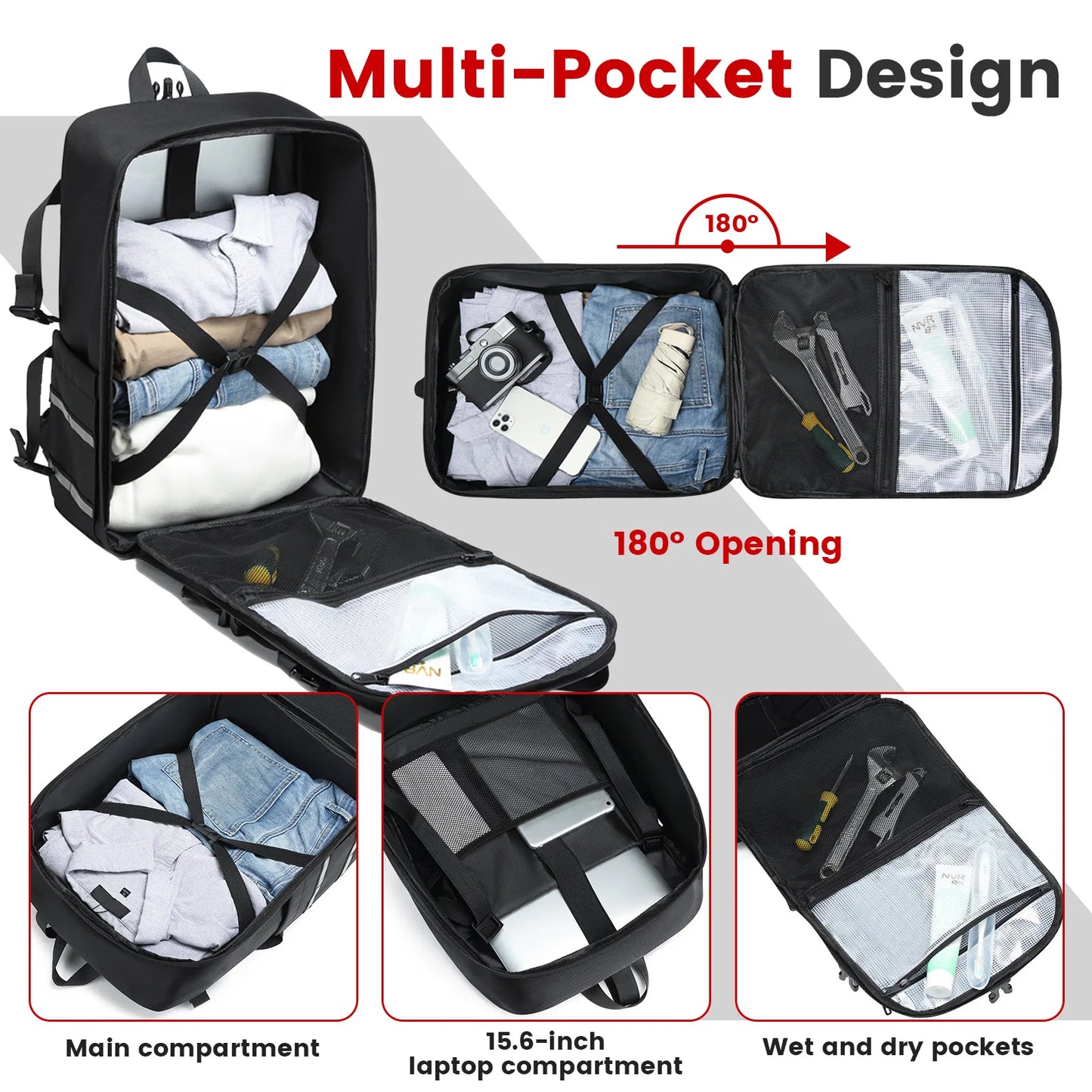 Motorcycle Helmet Backpack
