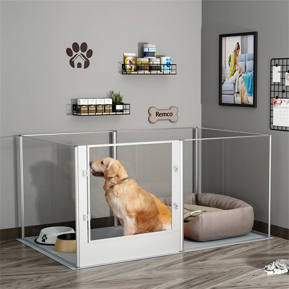 Heavy Duty Large Acrylic Dog Playpen