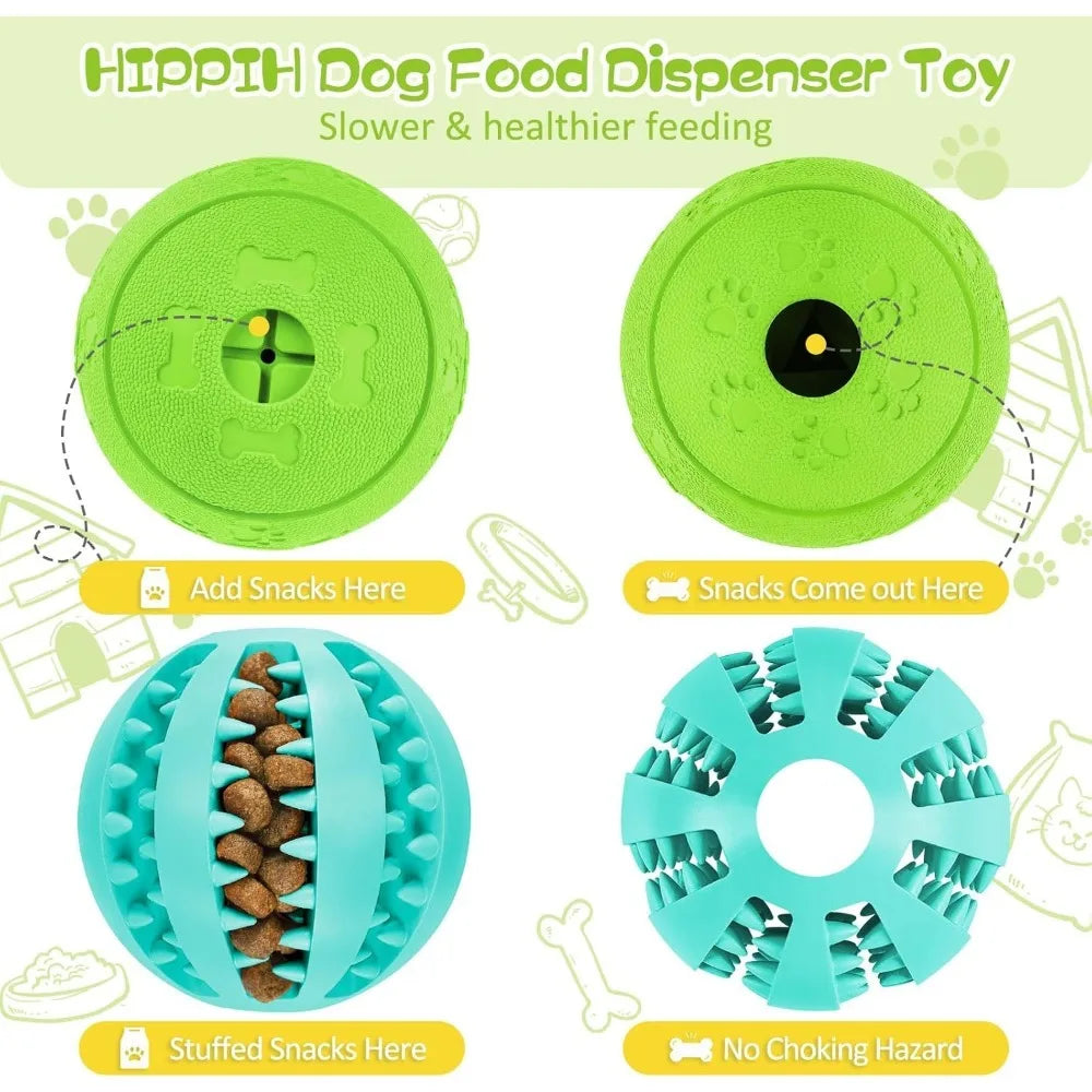 Interactive Dog Toys for Treat Dispensing / Slow Feeder