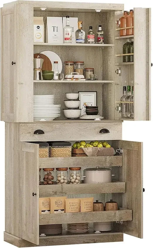 Kitchen Pantry 72" Height