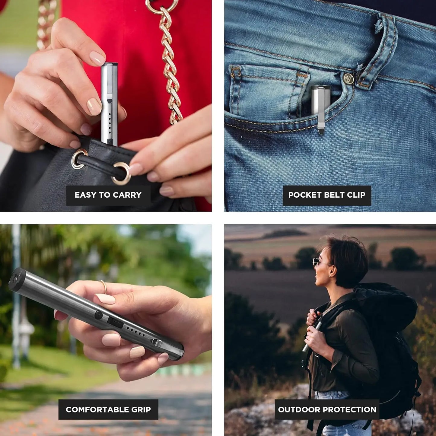 Multi tool Flashlight, Igniter Assailant Deterrent