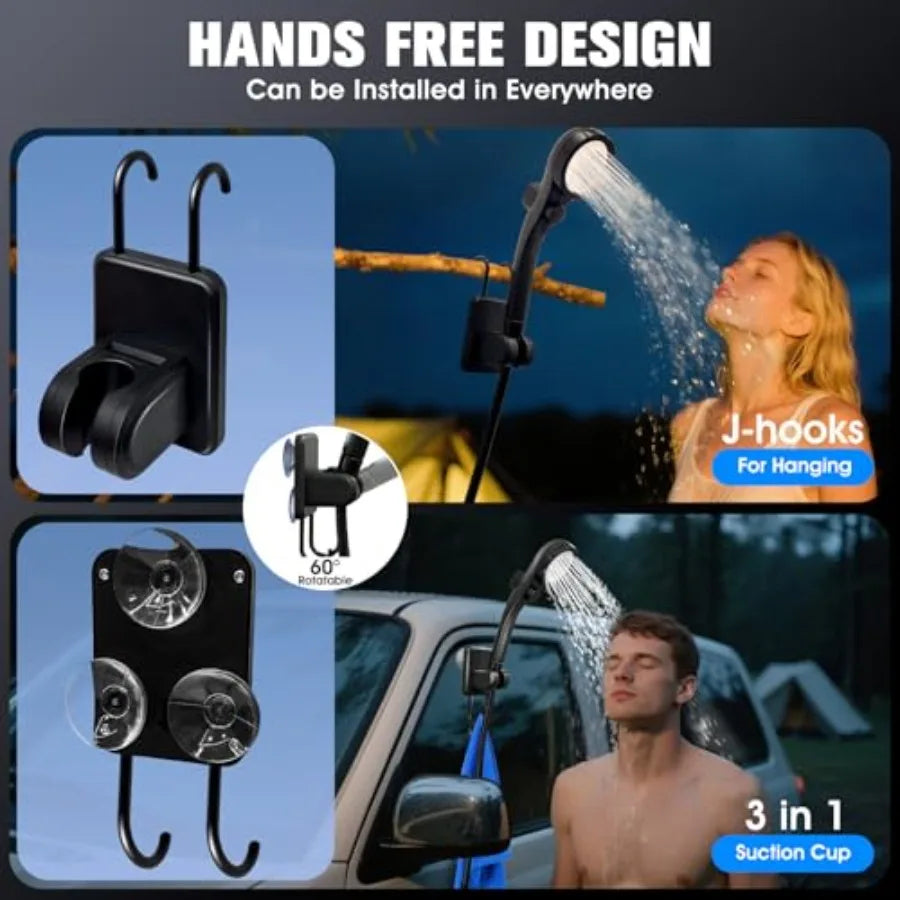 Shower For Camping With 2000W Auto-Off Heater