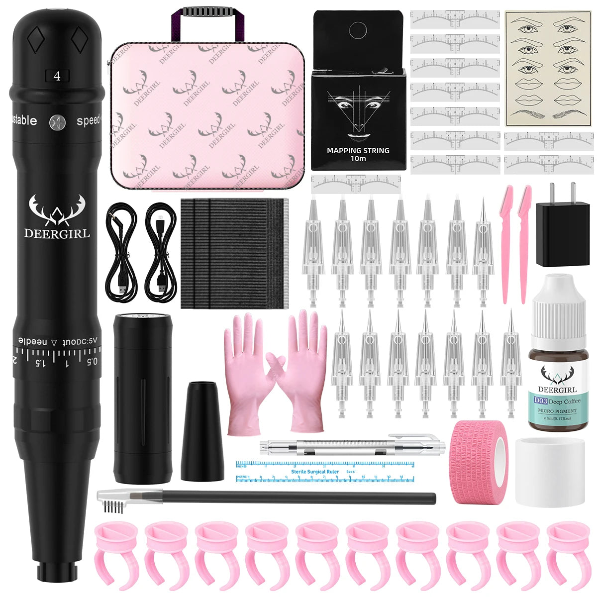 Wireless Permanent Makeup Machine Kit