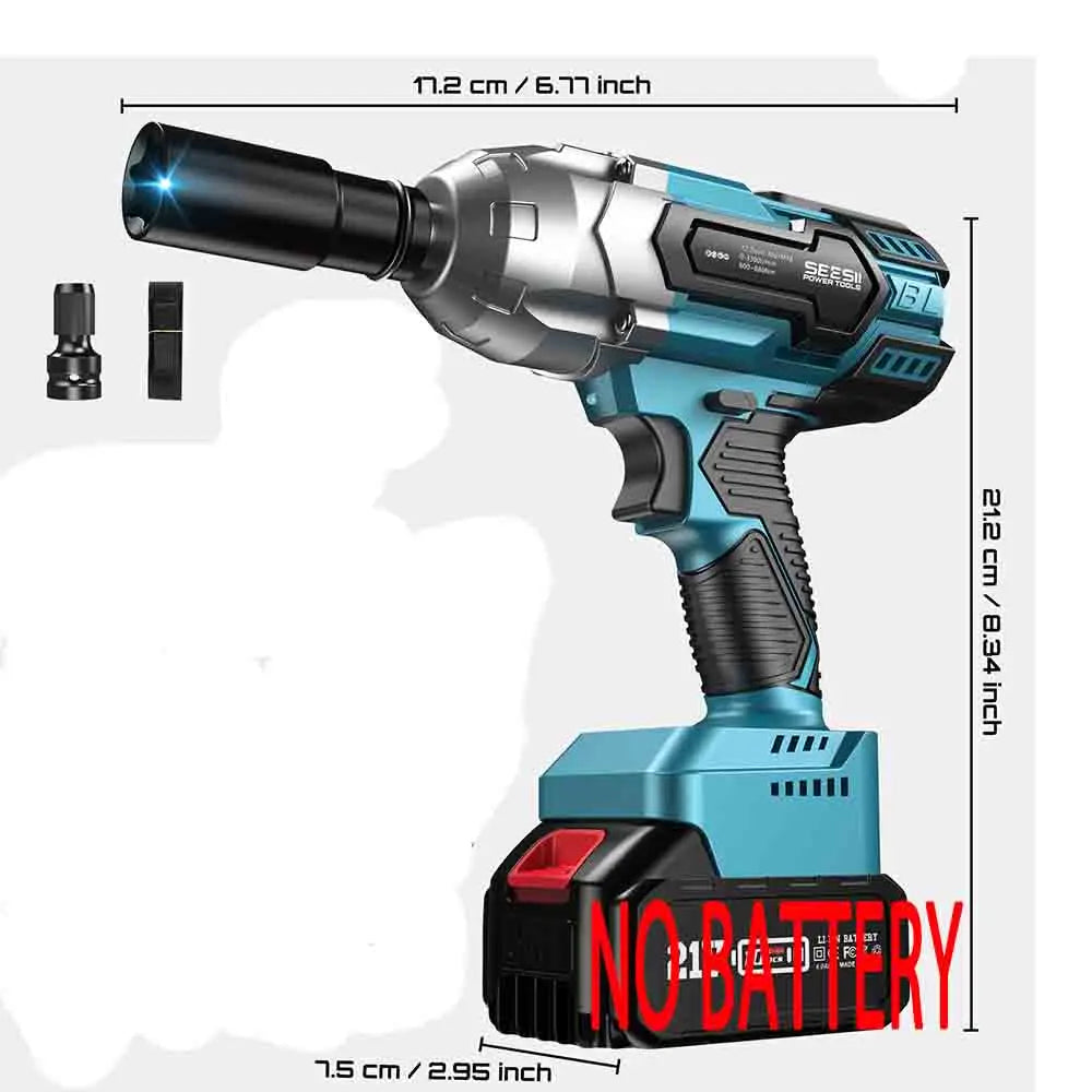 Cordless Impact Wrench 1/2"