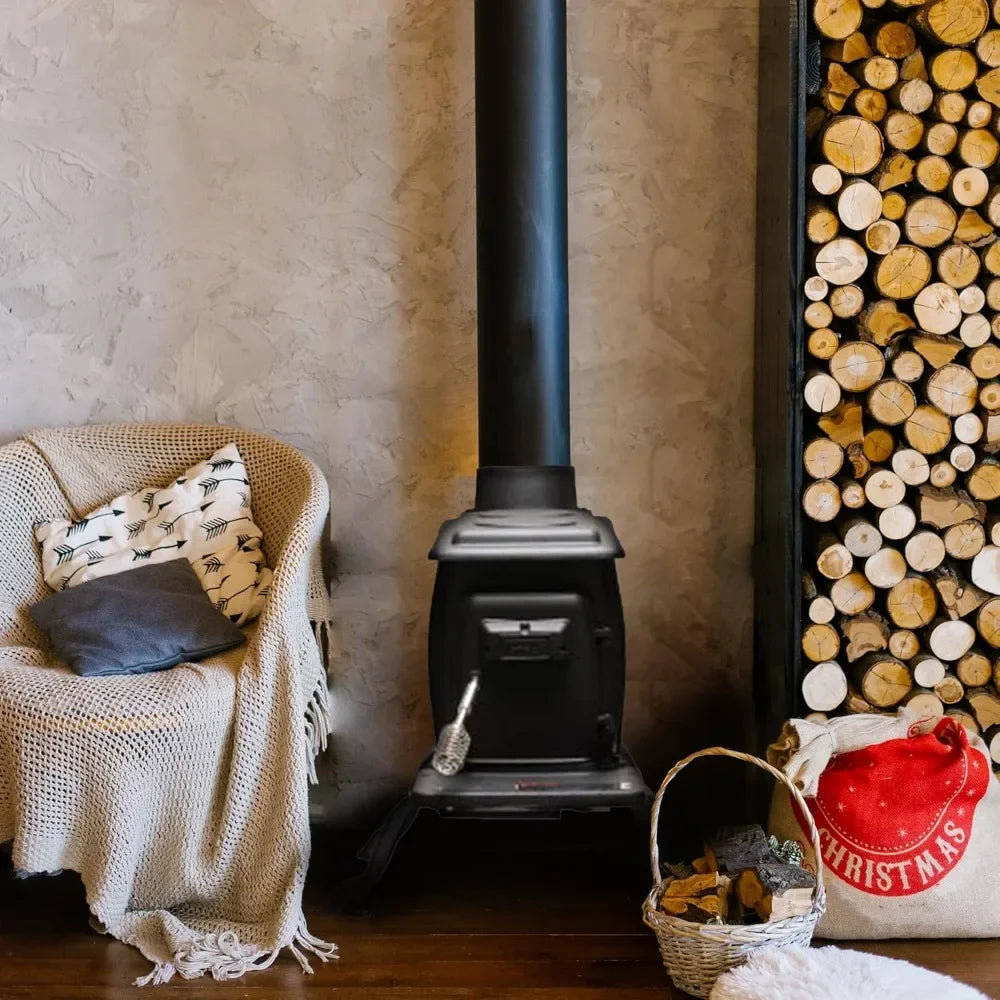 Cast Iron Log Burning Wood Stove