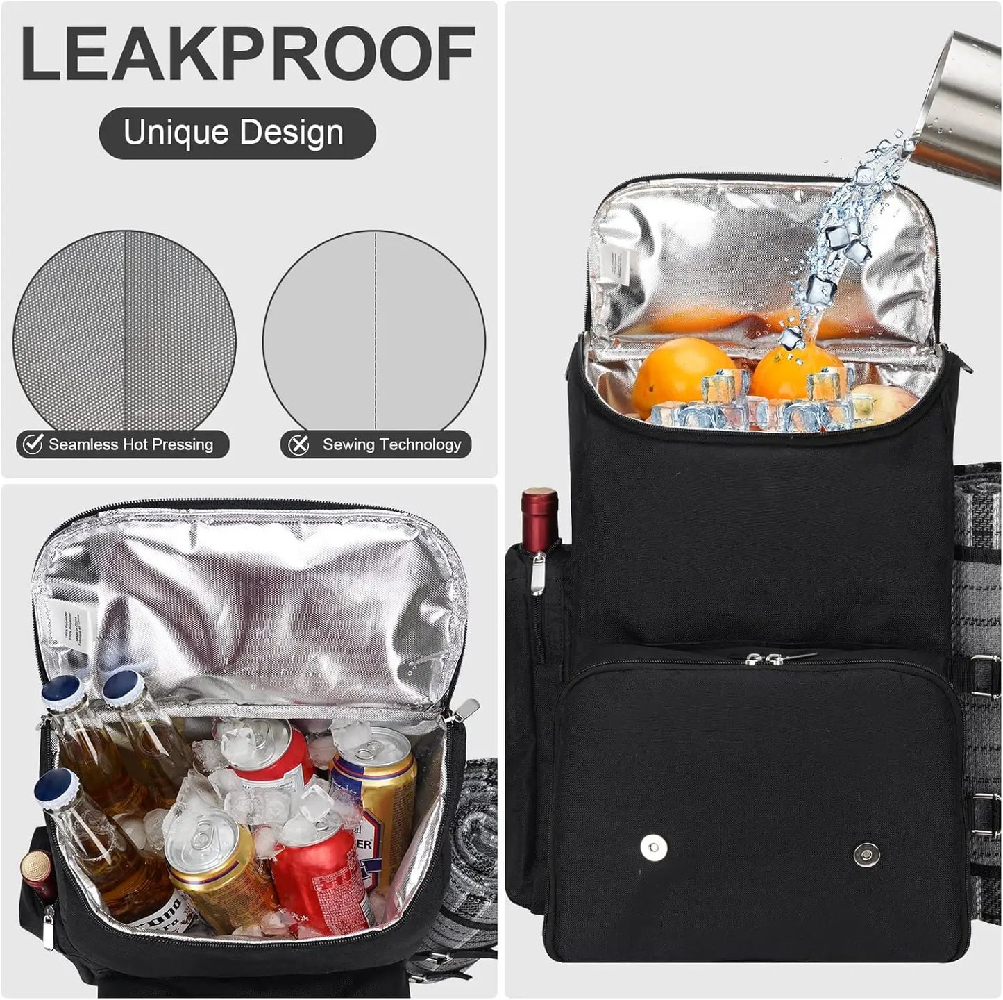 Picnic Backpack for 4