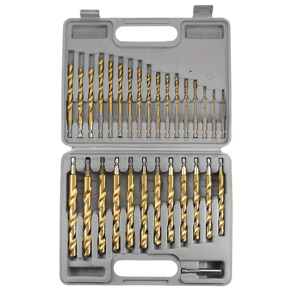 Titanium Impact Drill Bit Set -30 Pcs