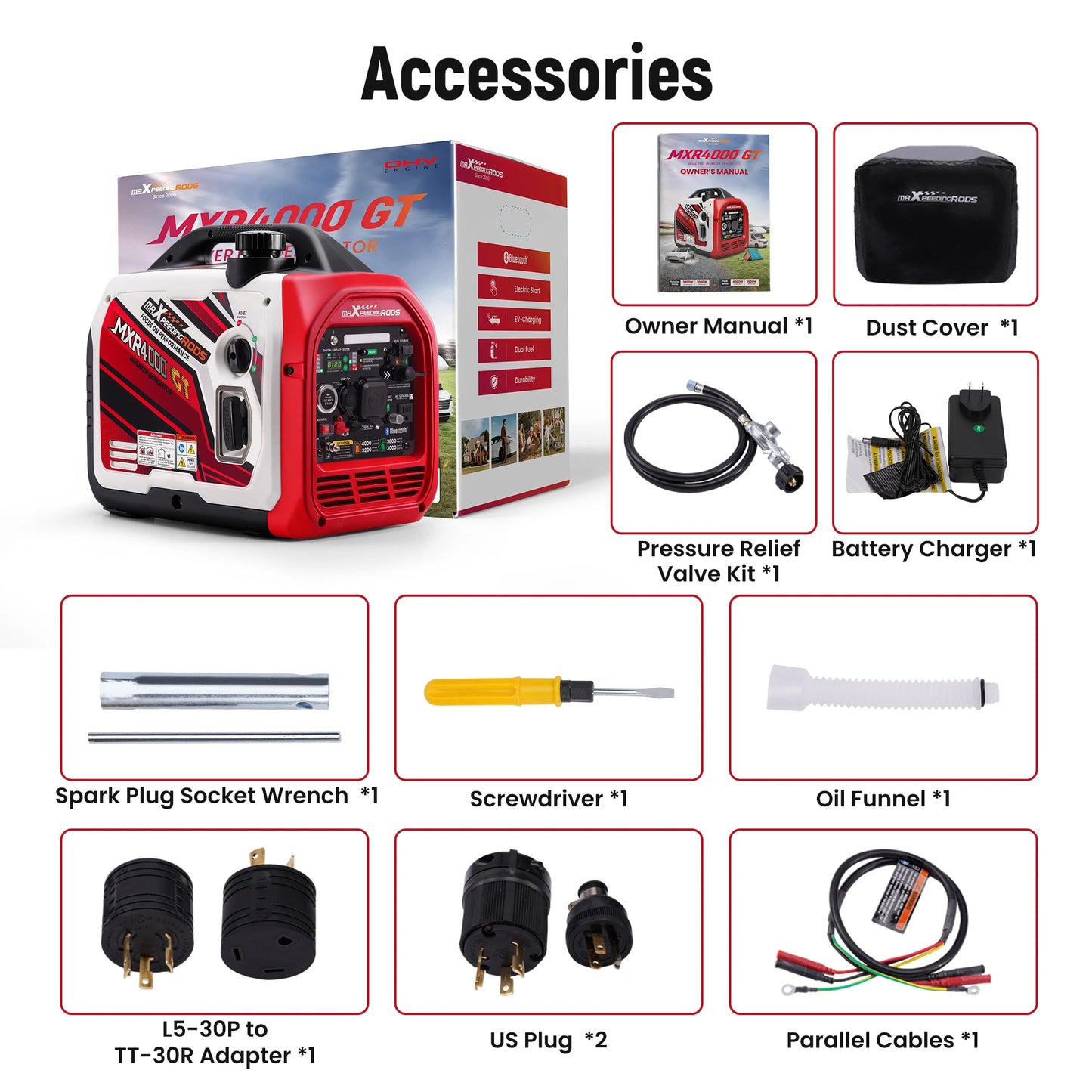 4KW Portable Dual Fuel Generator Inverter