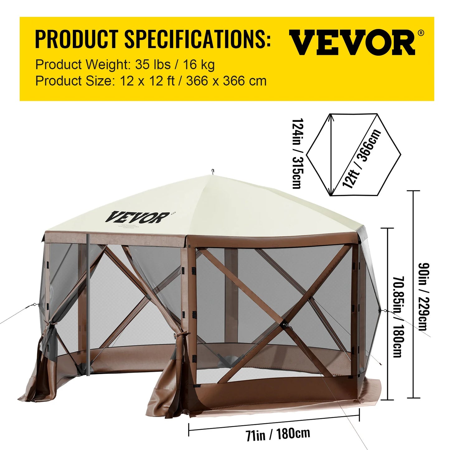 Pop-up Camping Sun Shade Tent