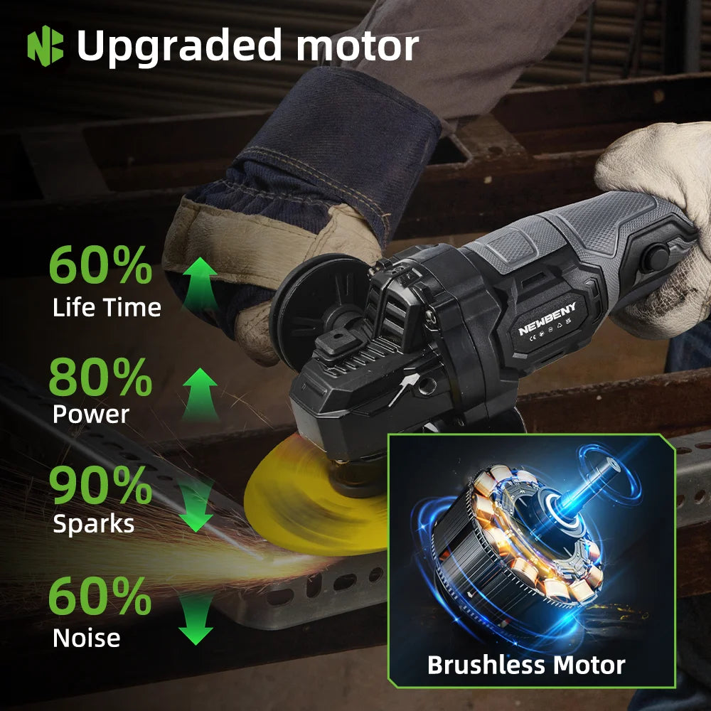 Electric Angle Grinder Cordless