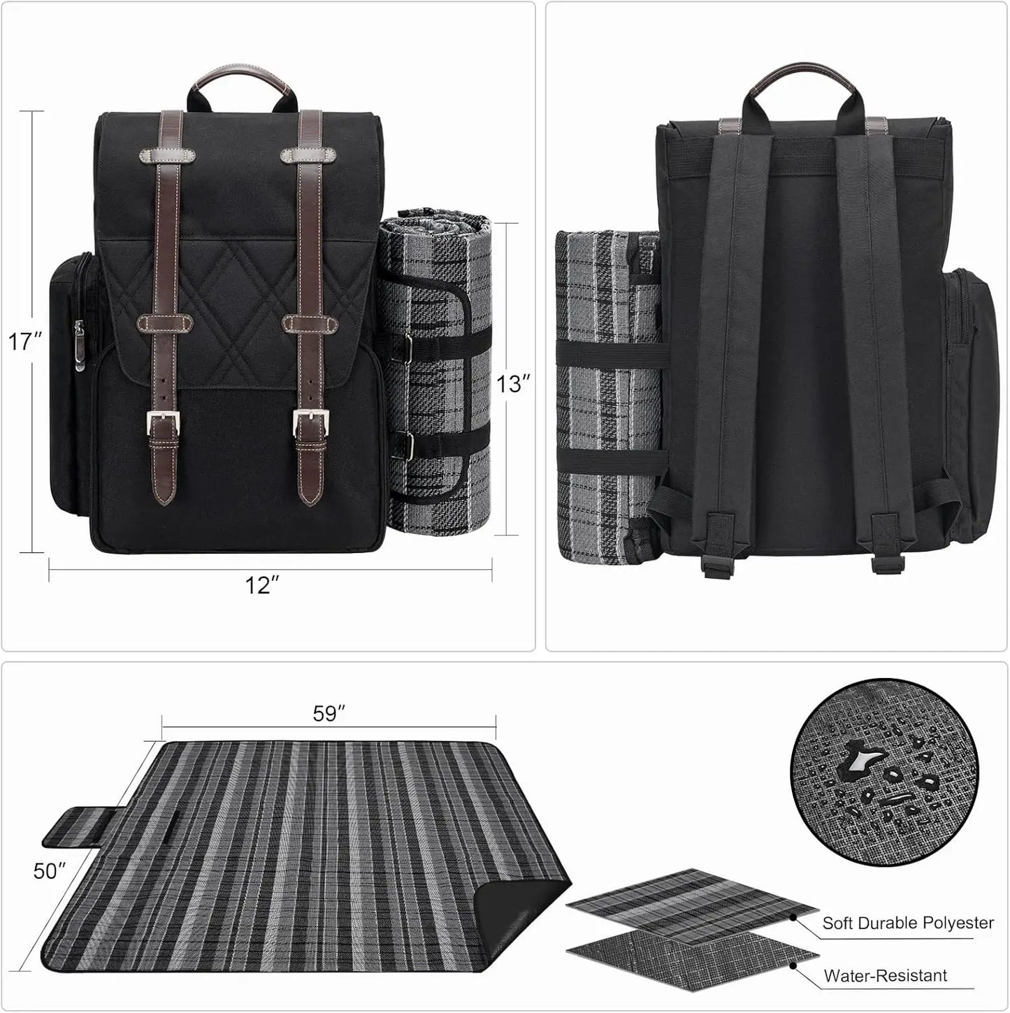 Picnic Backpack for 4