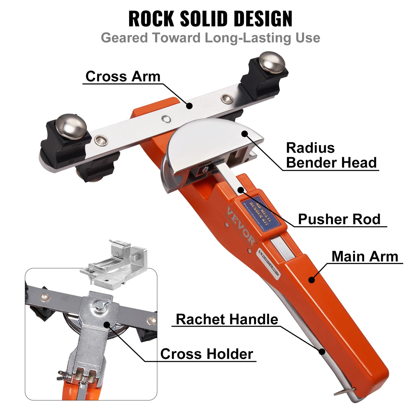 Tube Bender Ratcheting 7 Dies