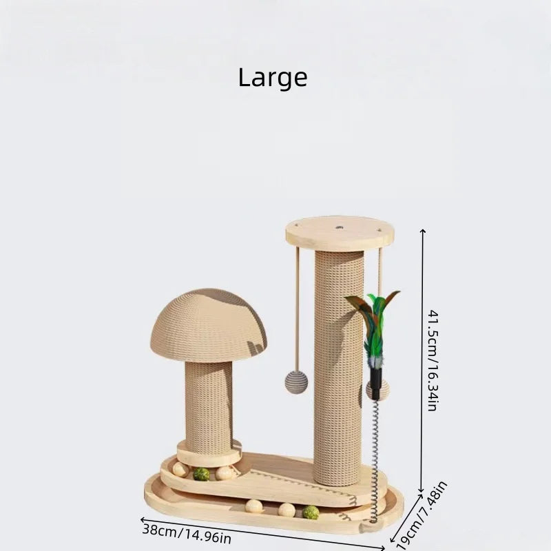 Interactive Cat Scratching Post