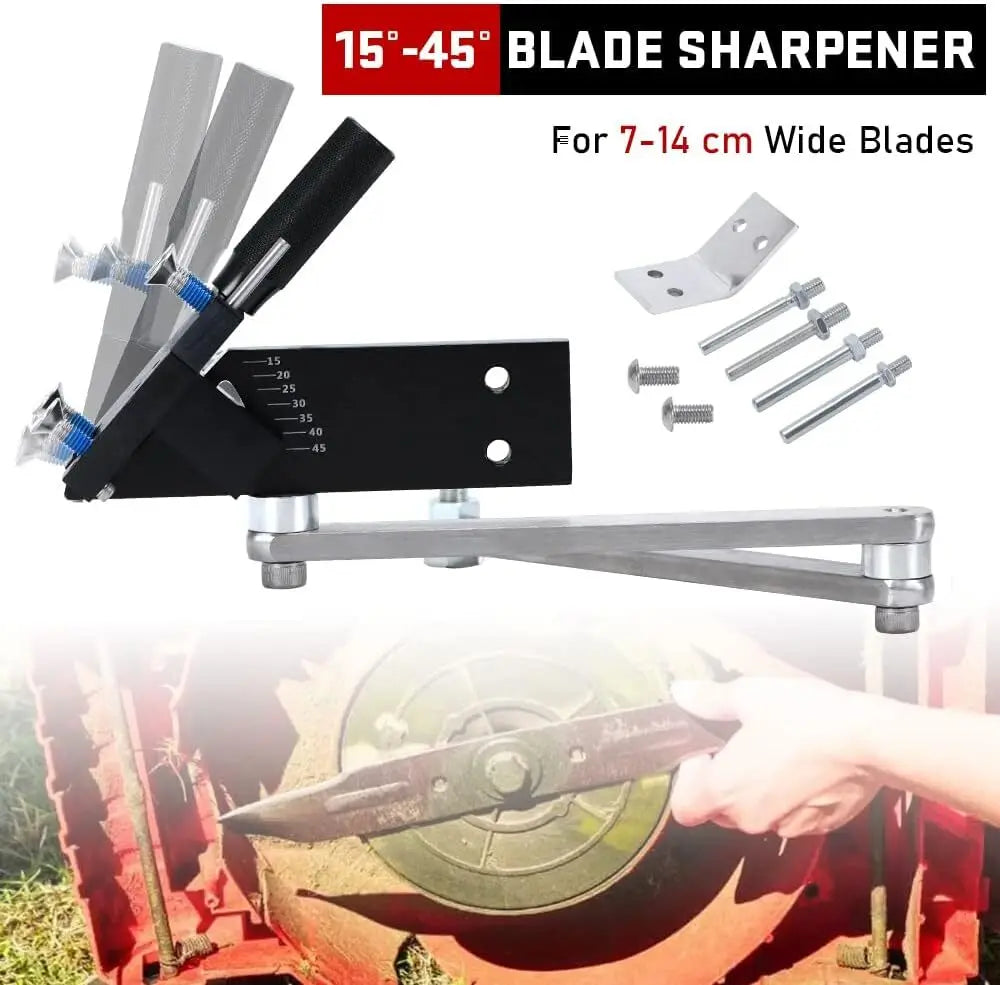 Lawn Mower Blade Sharpener Jig