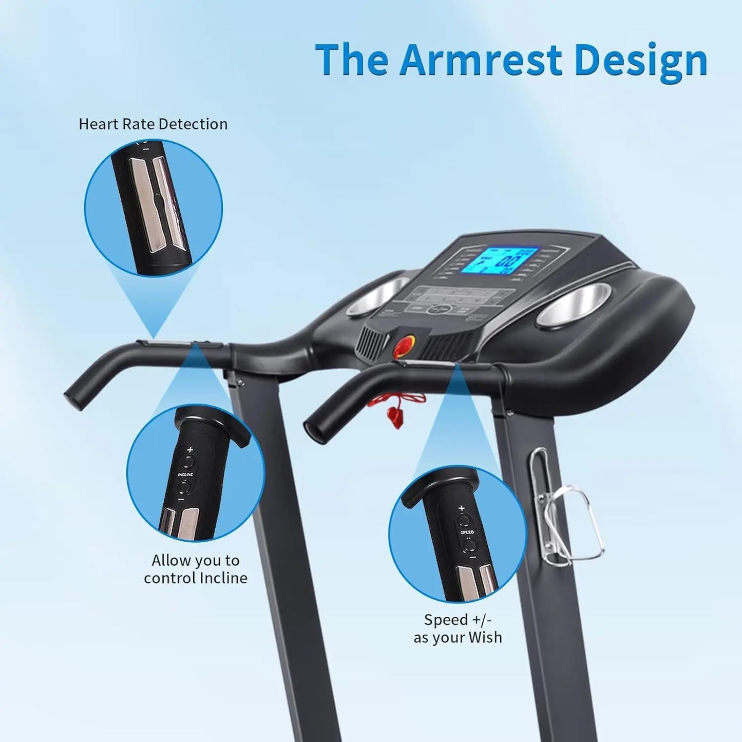 Treadmill with Auto Incline