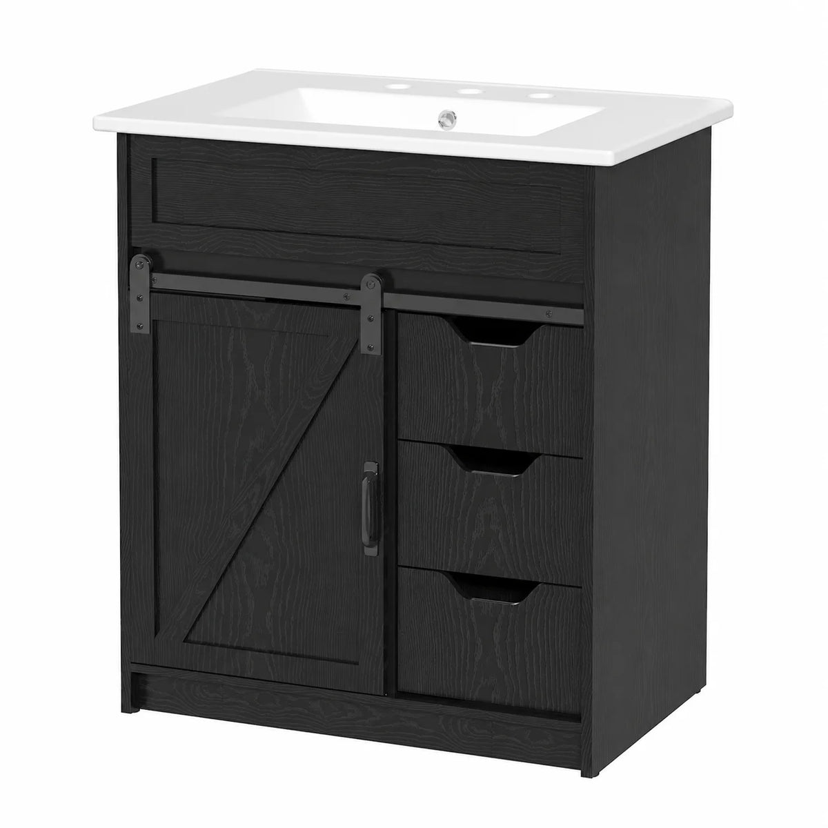 30" Farmhouse Bathroom Vanity with Sink