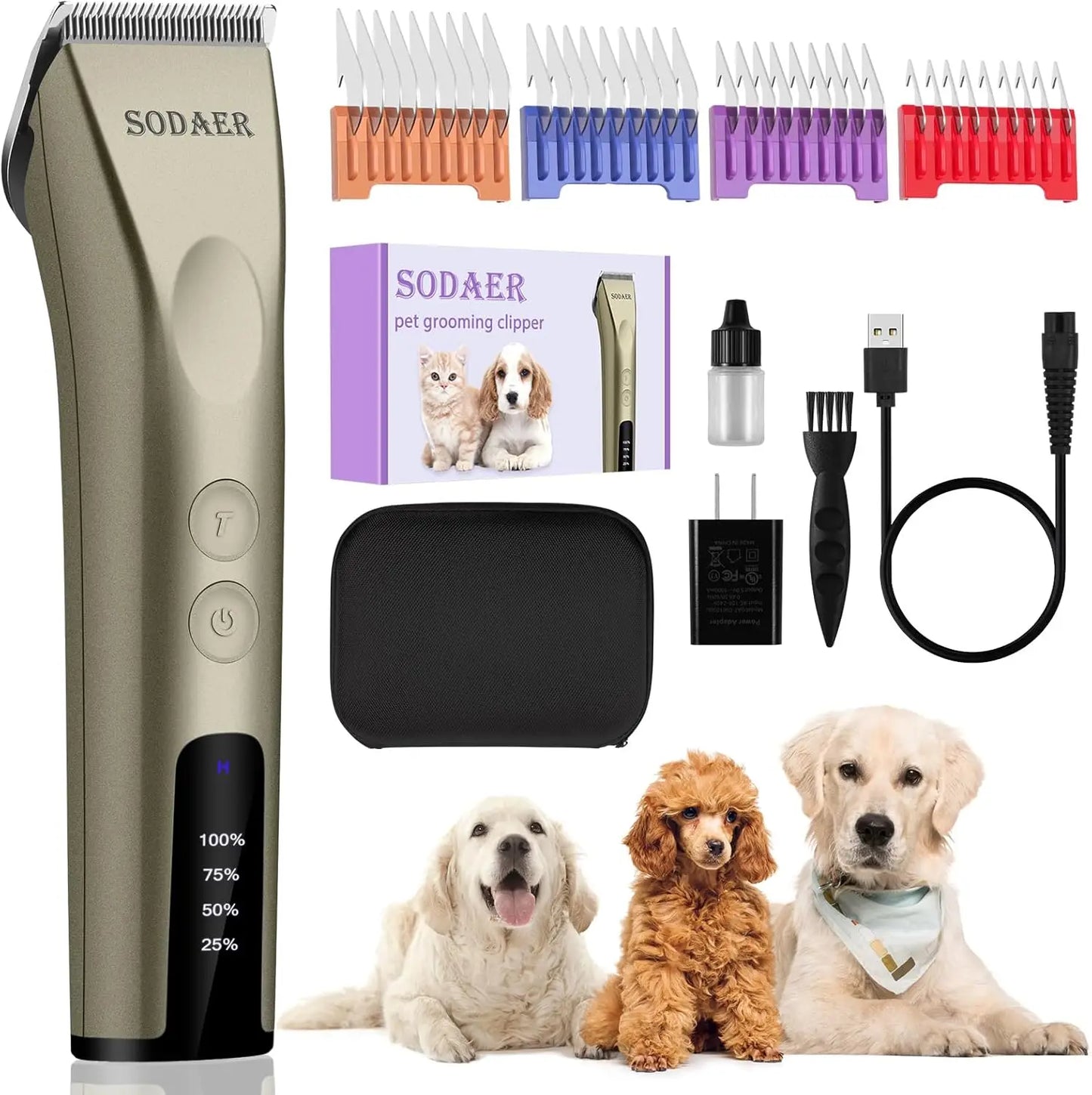 Professional Pet Cordless Grooming Kit