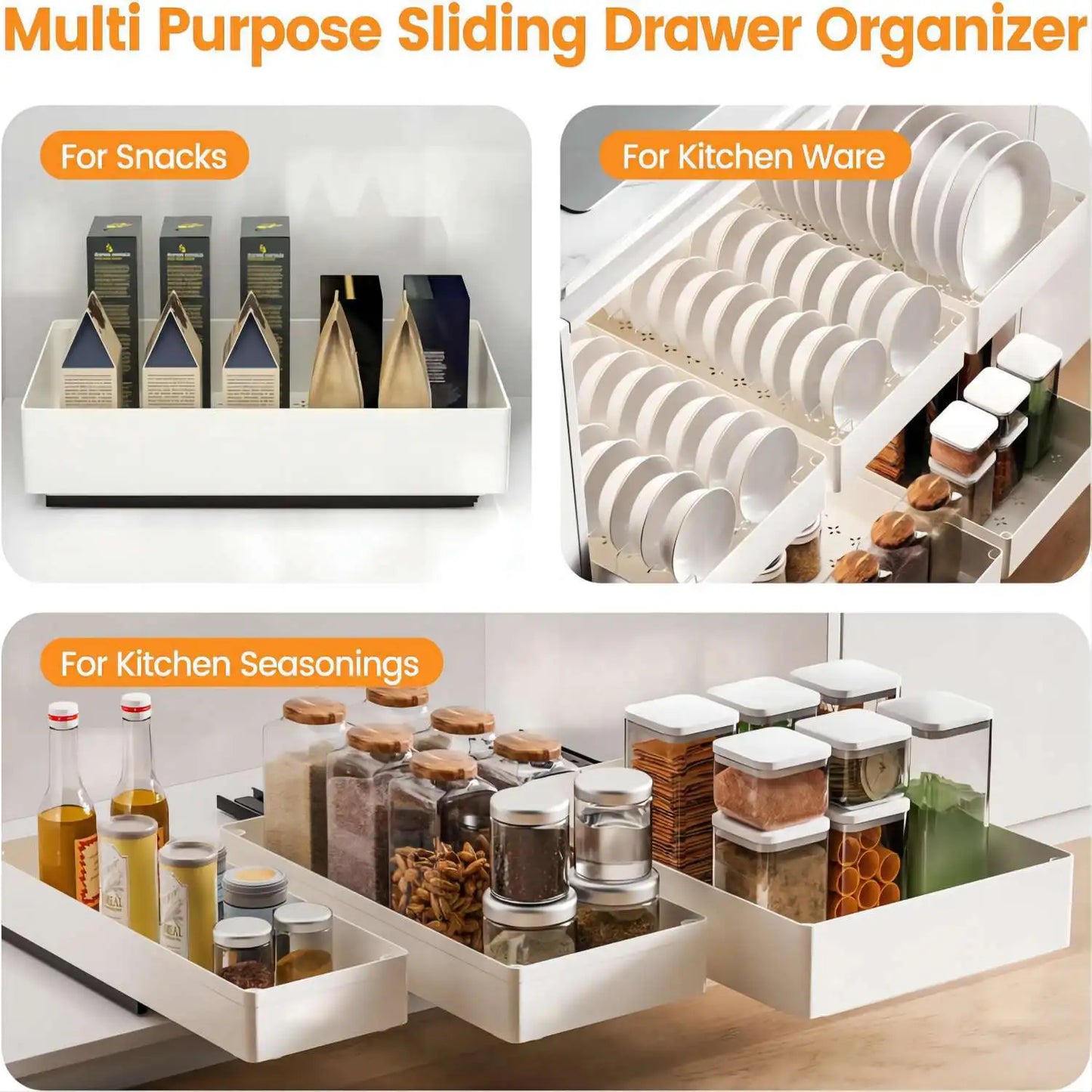 3pcs/set Kitchen Storage
