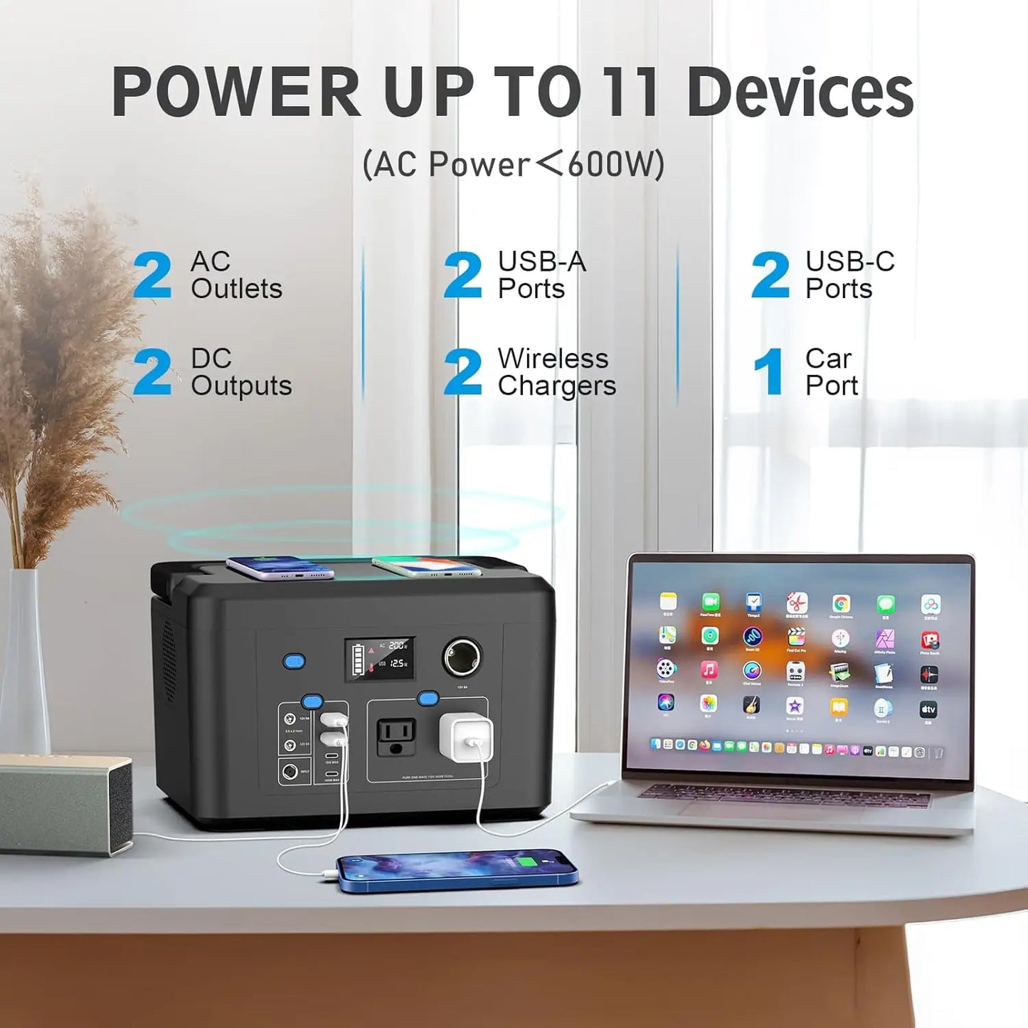 600W Portable Power Station