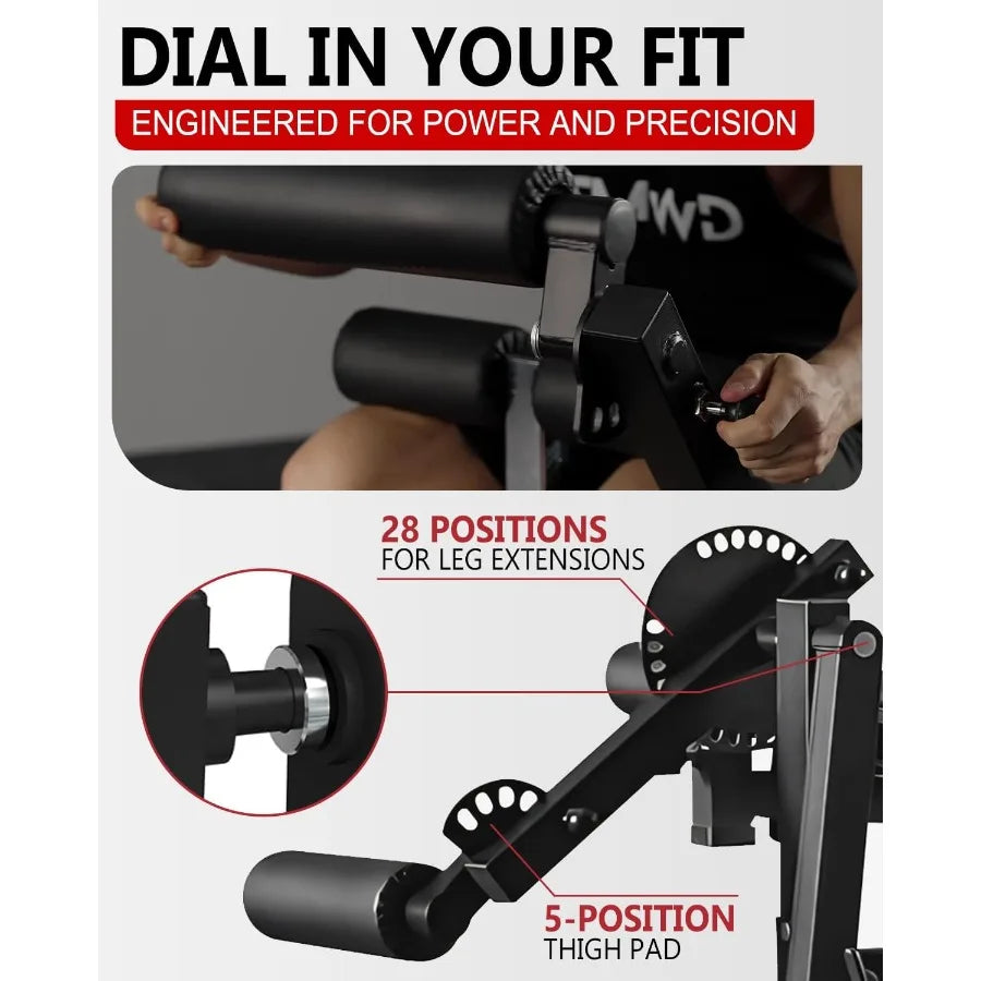 Leg Extension and Curl Machine