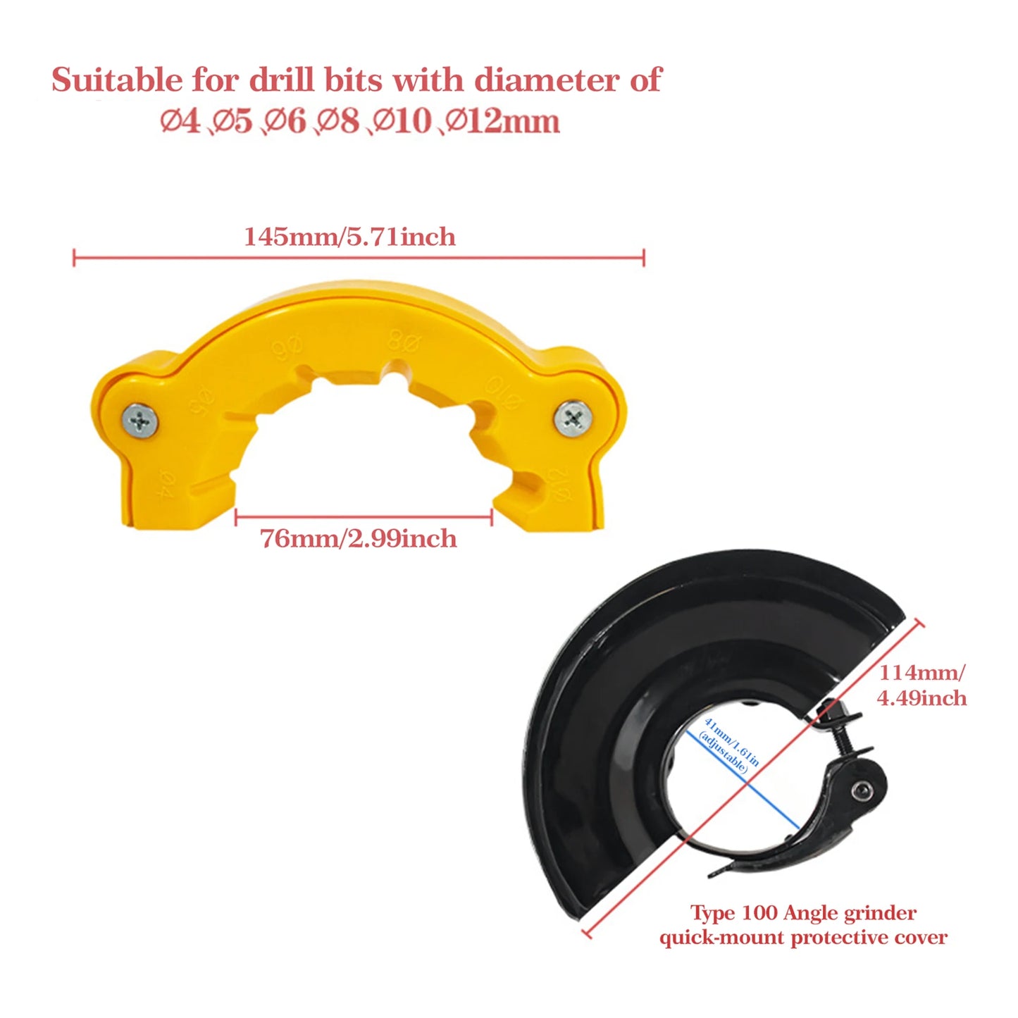 Drill Bit Sharpener Angle Grinder accessory
