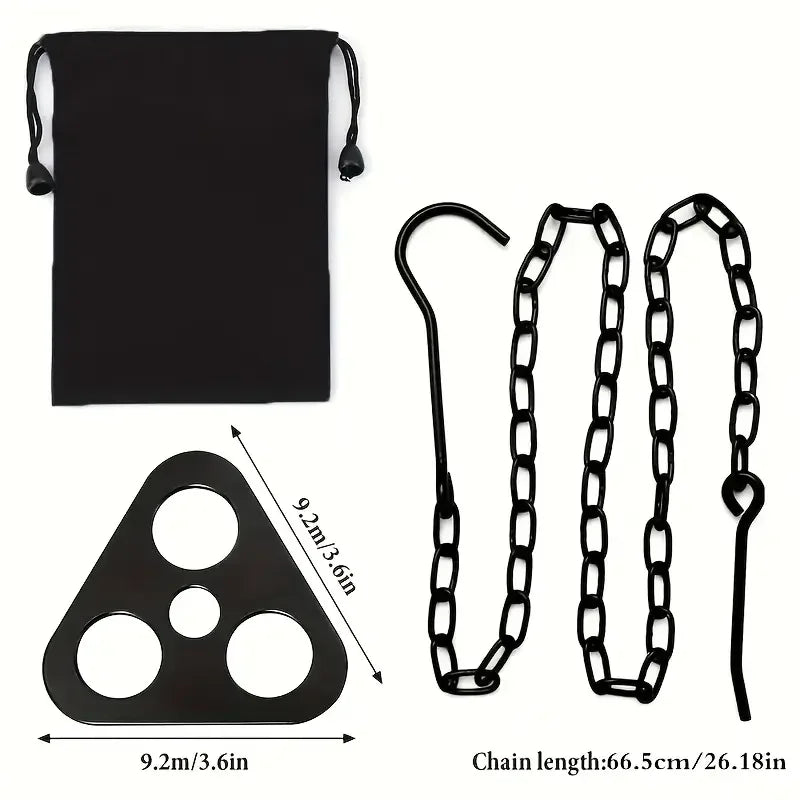 3pcs Stainless Steel Portable Camping Tripod