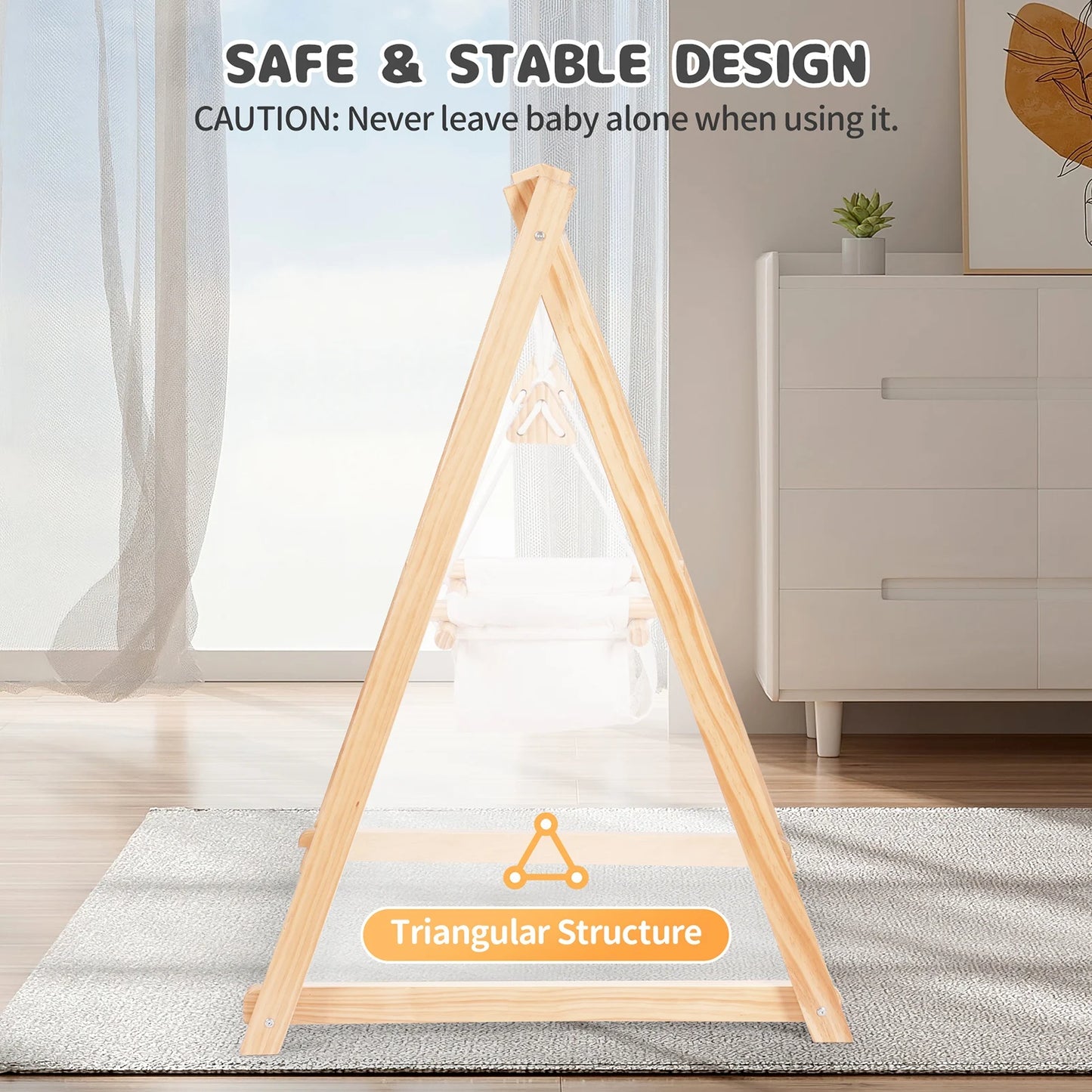 foldable indoor swing