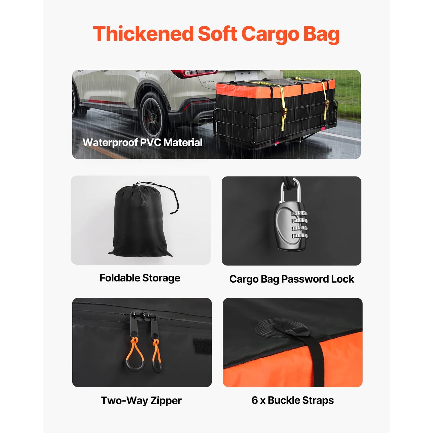 500 lbs Capacity Hitch Cargo Carrier